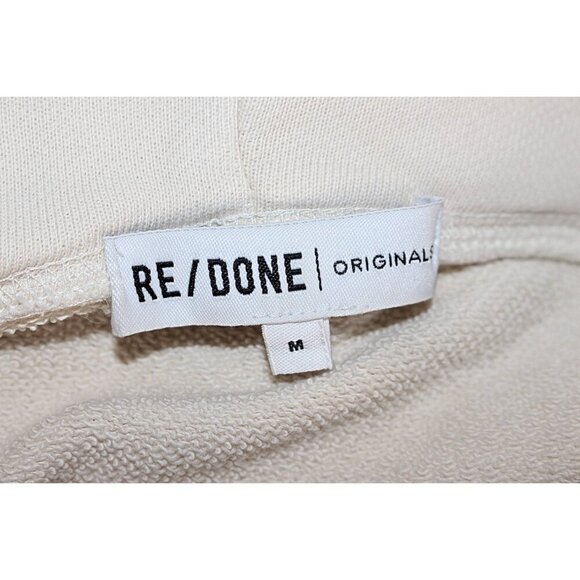Re/Done - Love Struck Hoodie in Ivory, Medium - some flaws, READ - Picture 5 of 12